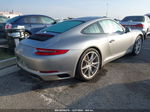 2018 Porsche 911 Carrera Silver vin: WP0AA2A95JS105262