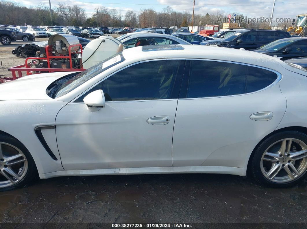 2014 Porsche Panamera S White vin: WP0AB2A70EL055141