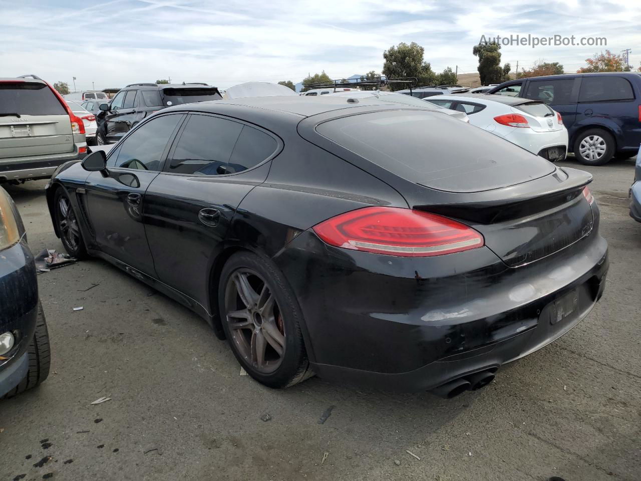 2014 Porsche Panamera S Black vin: WP0AB2A70EL055298