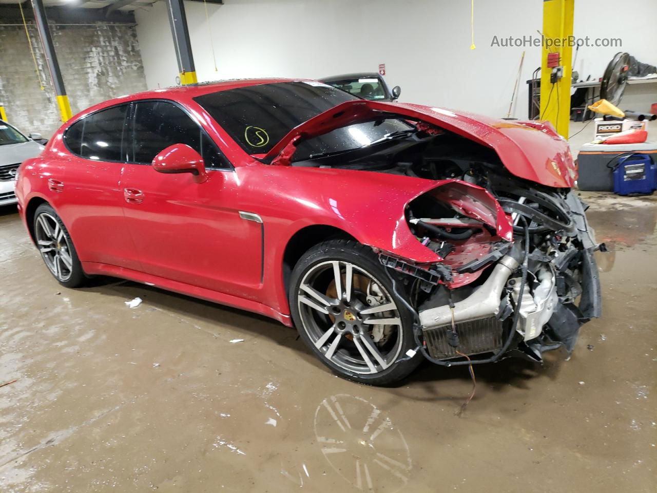 2014 Porsche Panamera S Red vin: WP0AB2A70EL056368