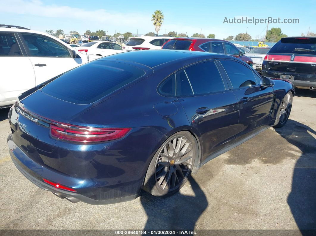 2018 Porsche Panamera 4s Blue vin: WP0AB2A70JL131712