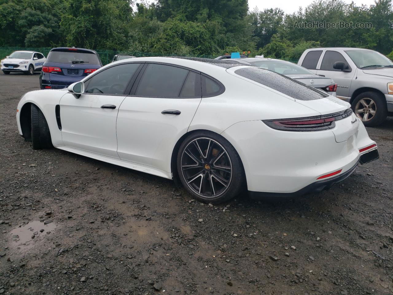 2018 Porsche Panamera 4s White vin: WP0AB2A70JL131855