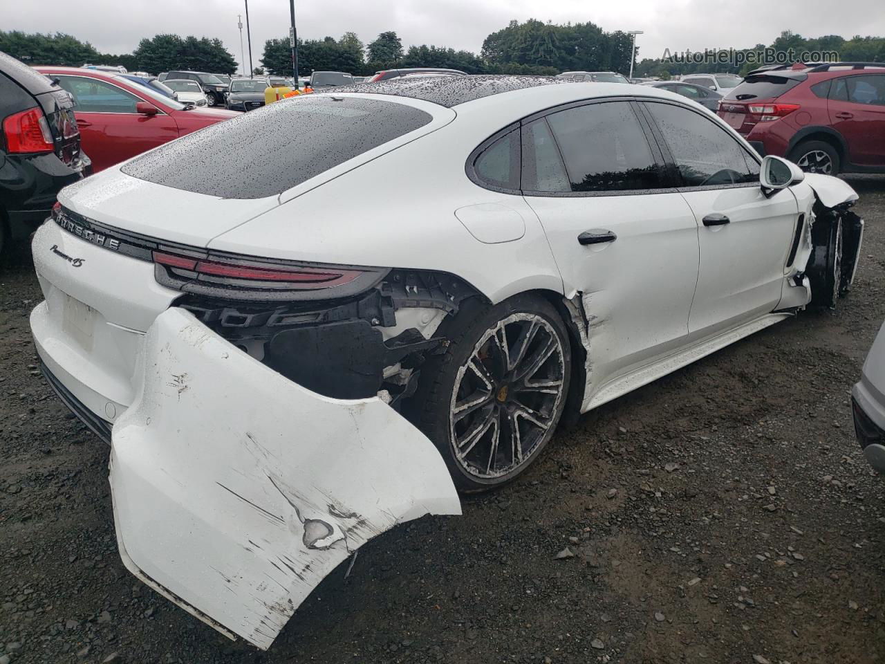 2018 Porsche Panamera 4s Белый vin: WP0AB2A70JL131855