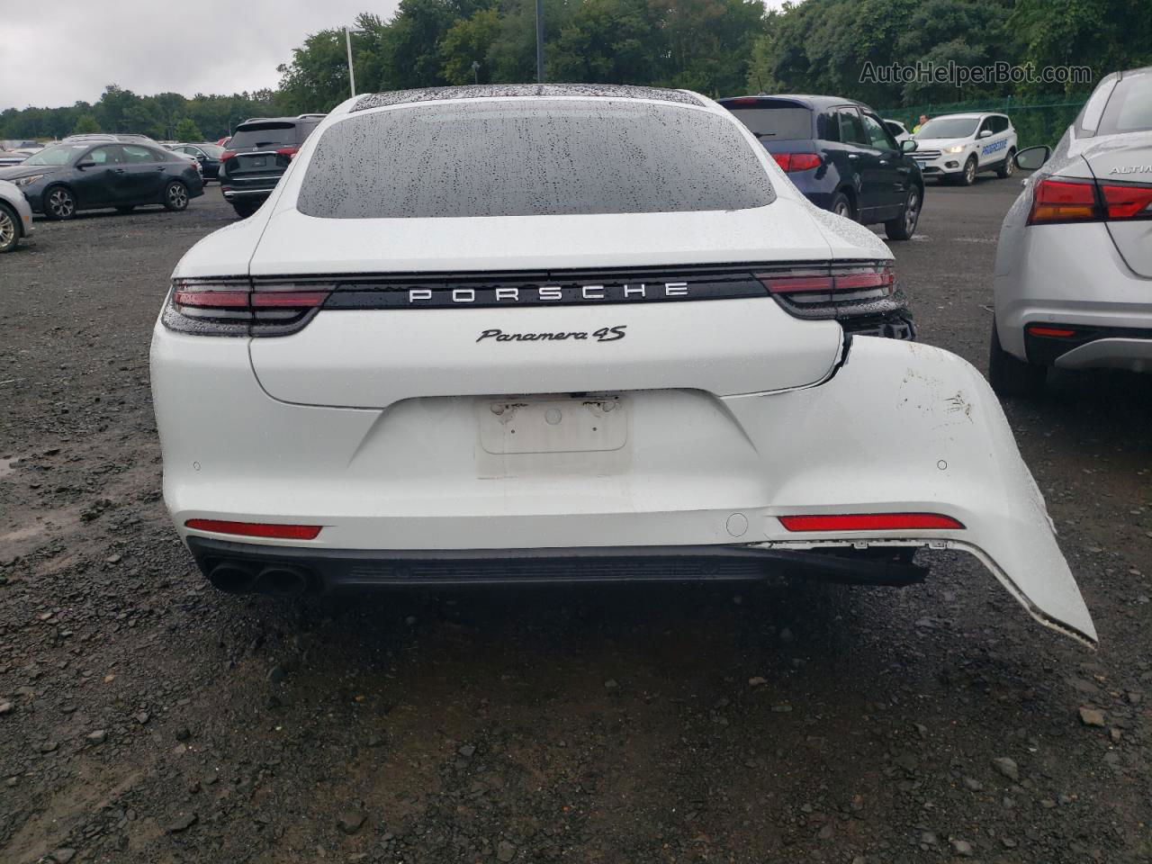 2018 Porsche Panamera 4s White vin: WP0AB2A70JL131855