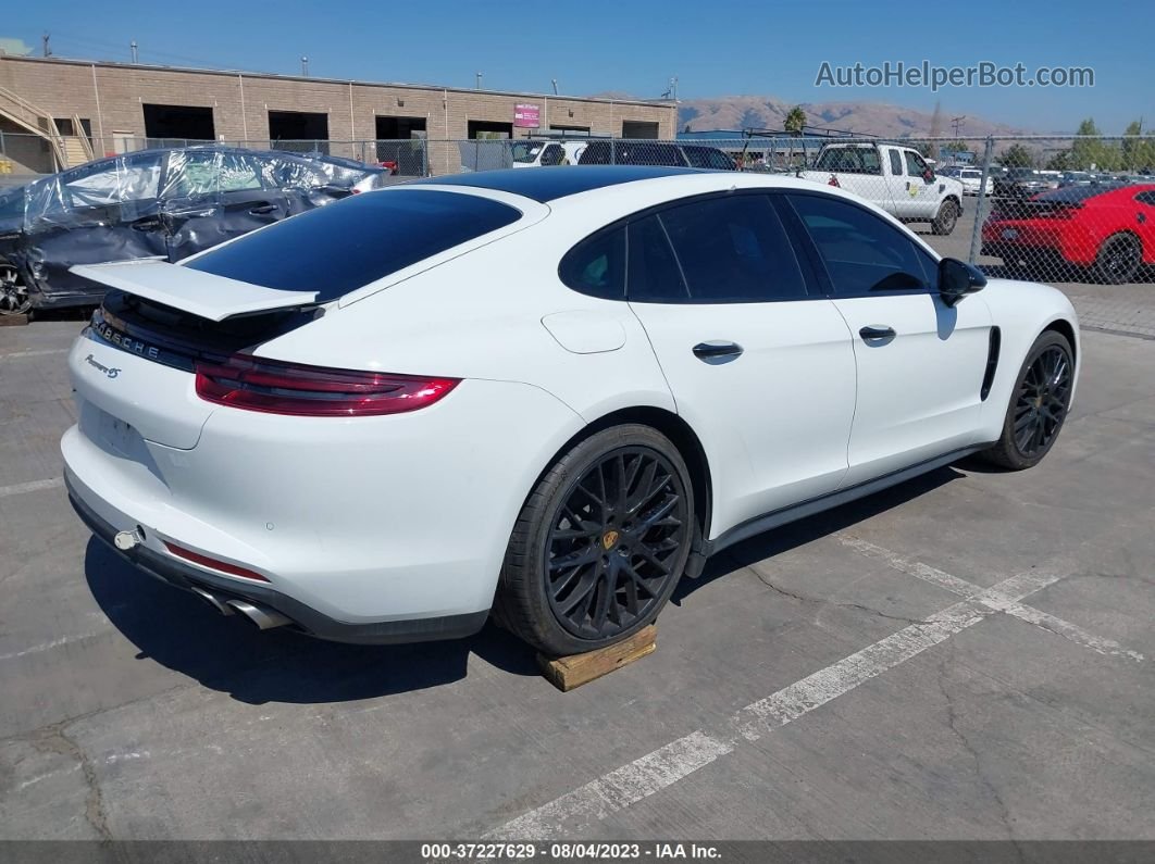 2018 Porsche Panamera 4s Белый vin: WP0AB2A70JL135209