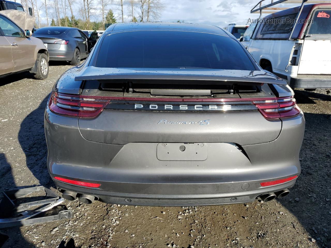 2018 Porsche Panamera 4s Charcoal vin: WP0AB2A71JL135171