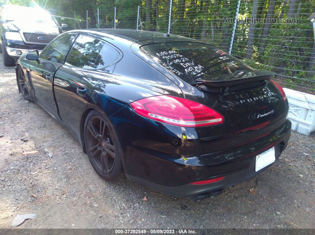 2014 Porsche Panamera 4s Black vin: WP0AB2A72EL055576