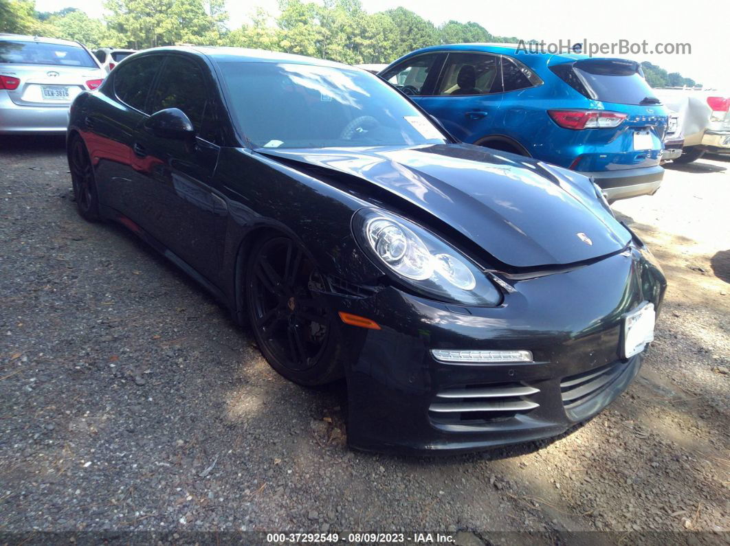 2014 Porsche Panamera 4s Black vin: WP0AB2A72EL055576