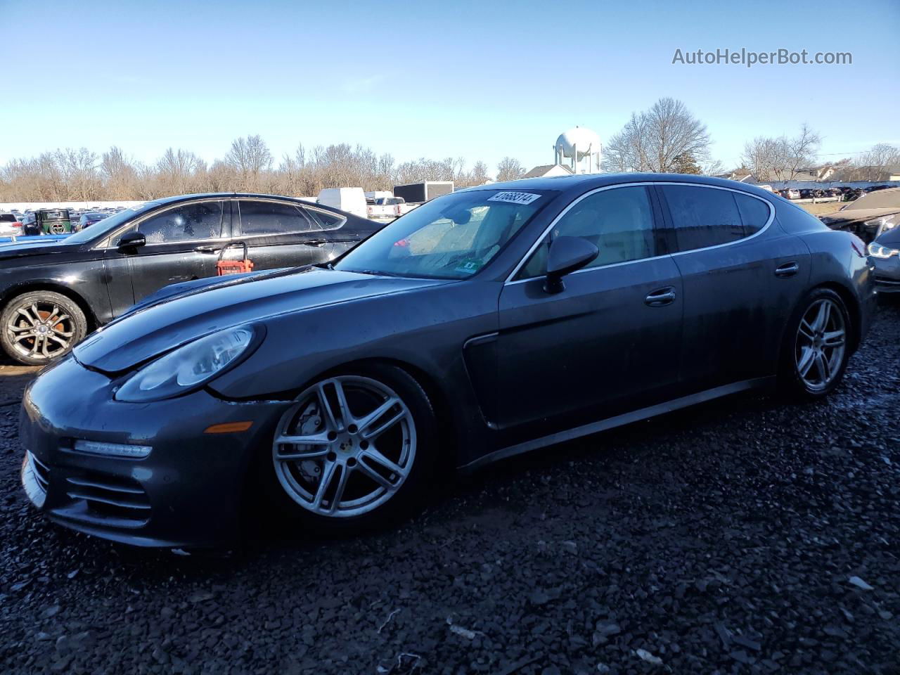 2014 Porsche Panamera S Gray vin: WP0AB2A72EL056212