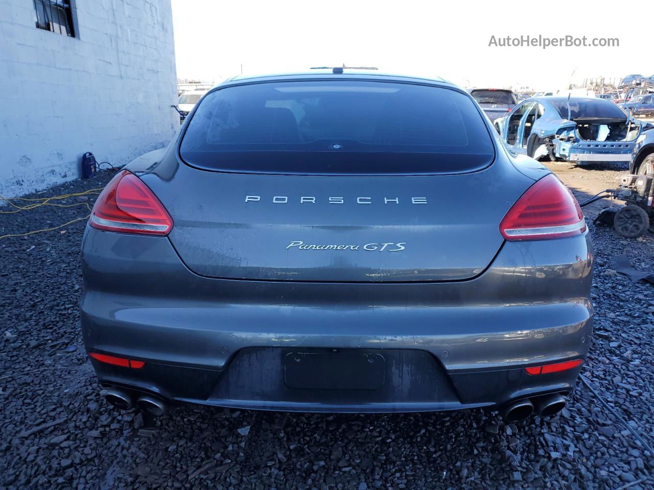 2014 Porsche Panamera S Gray vin: WP0AB2A72EL056212