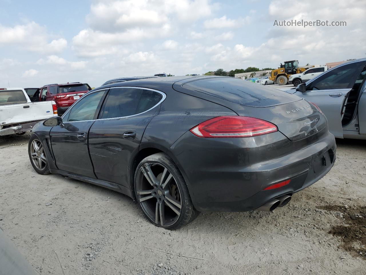 2014 Porsche Panamera S Gray vin: WP0AB2A72EL056212