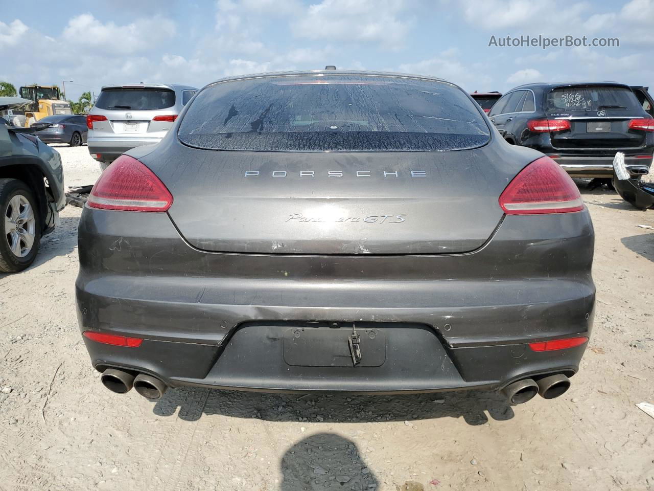 2014 Porsche Panamera S Gray vin: WP0AB2A72EL056212