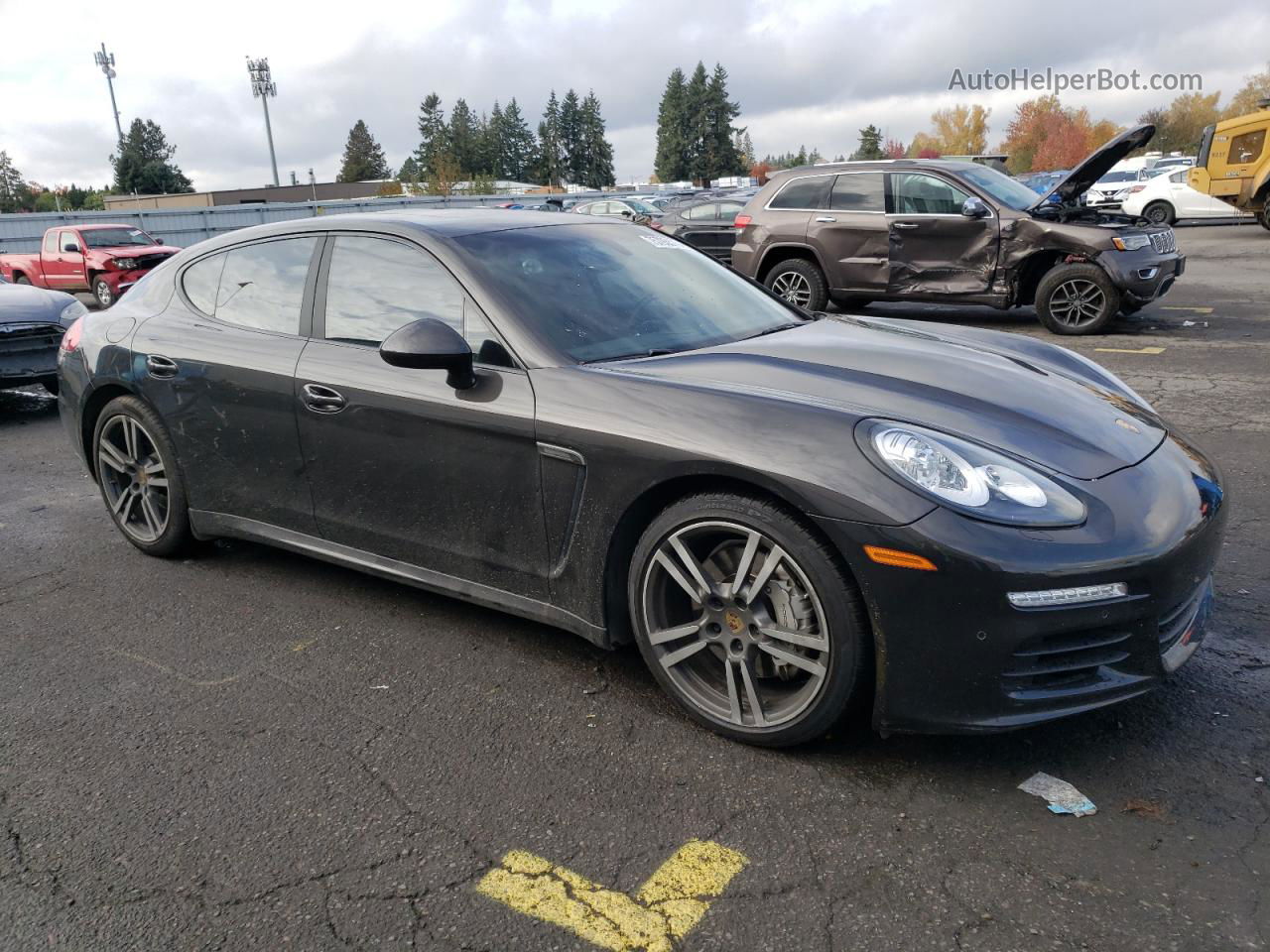 2014 Porsche Panamera S Black vin: WP0AB2A72EL056307