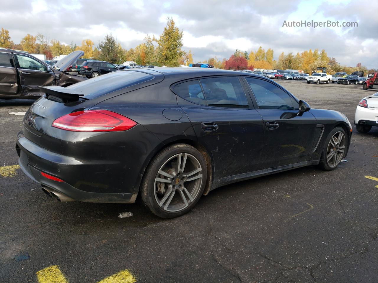 2014 Porsche Panamera S Black vin: WP0AB2A72EL056307