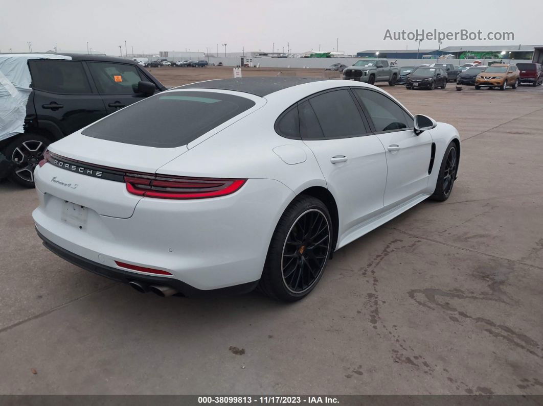 2018 Porsche Panamera 4s White vin: WP0AB2A72JL133008