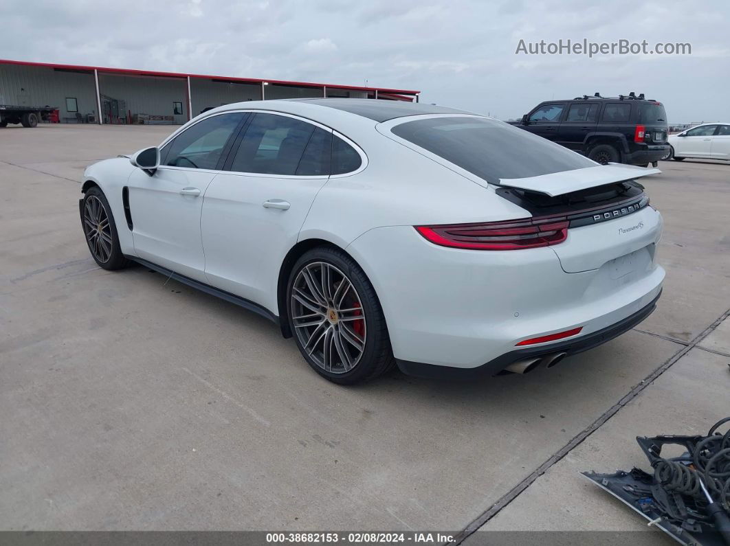 2018 Porsche Panamera 4s White vin: WP0AB2A72JL133199