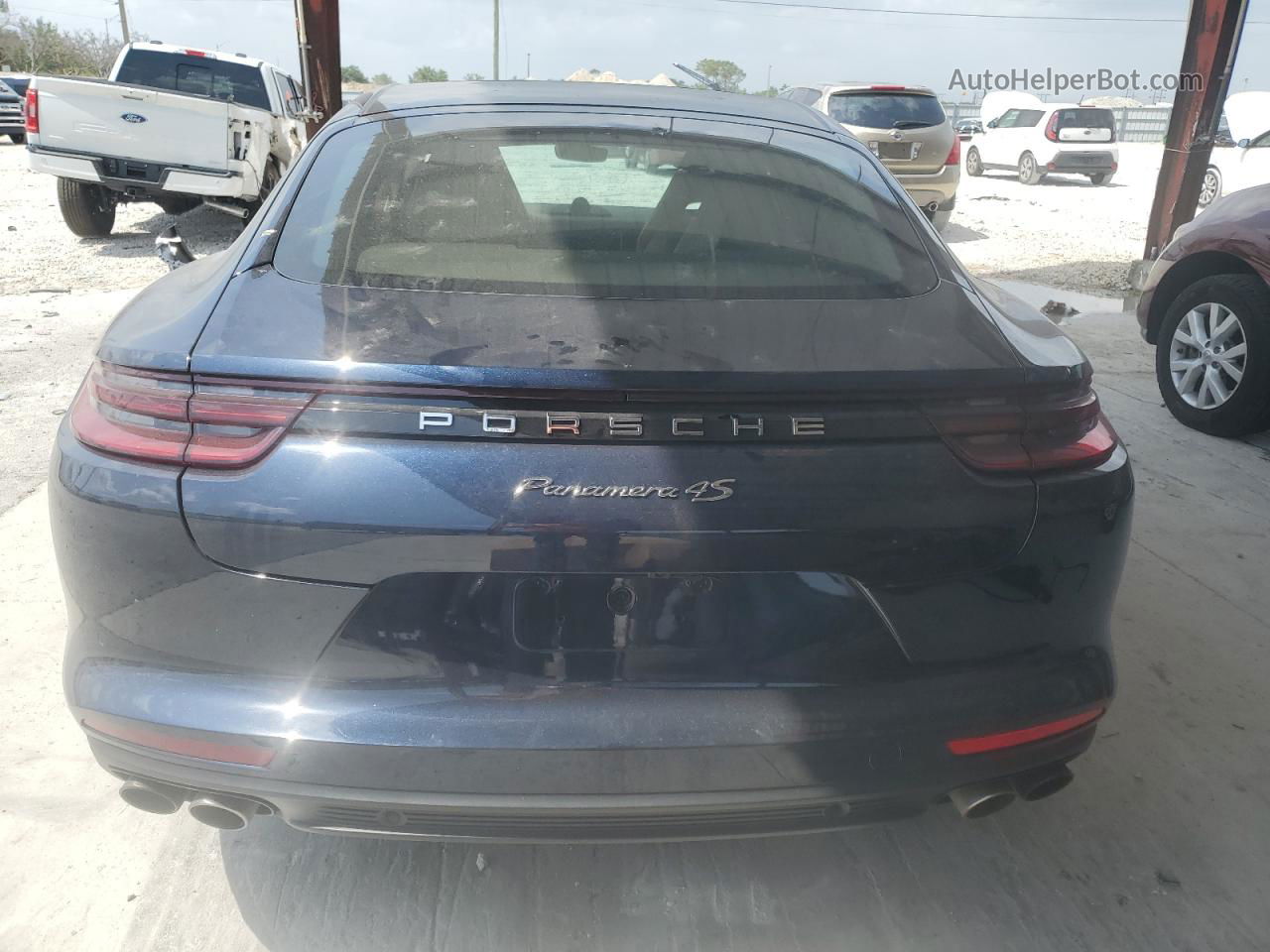 2018 Porsche Panamera 4s Синий vin: WP0AB2A73JL132837