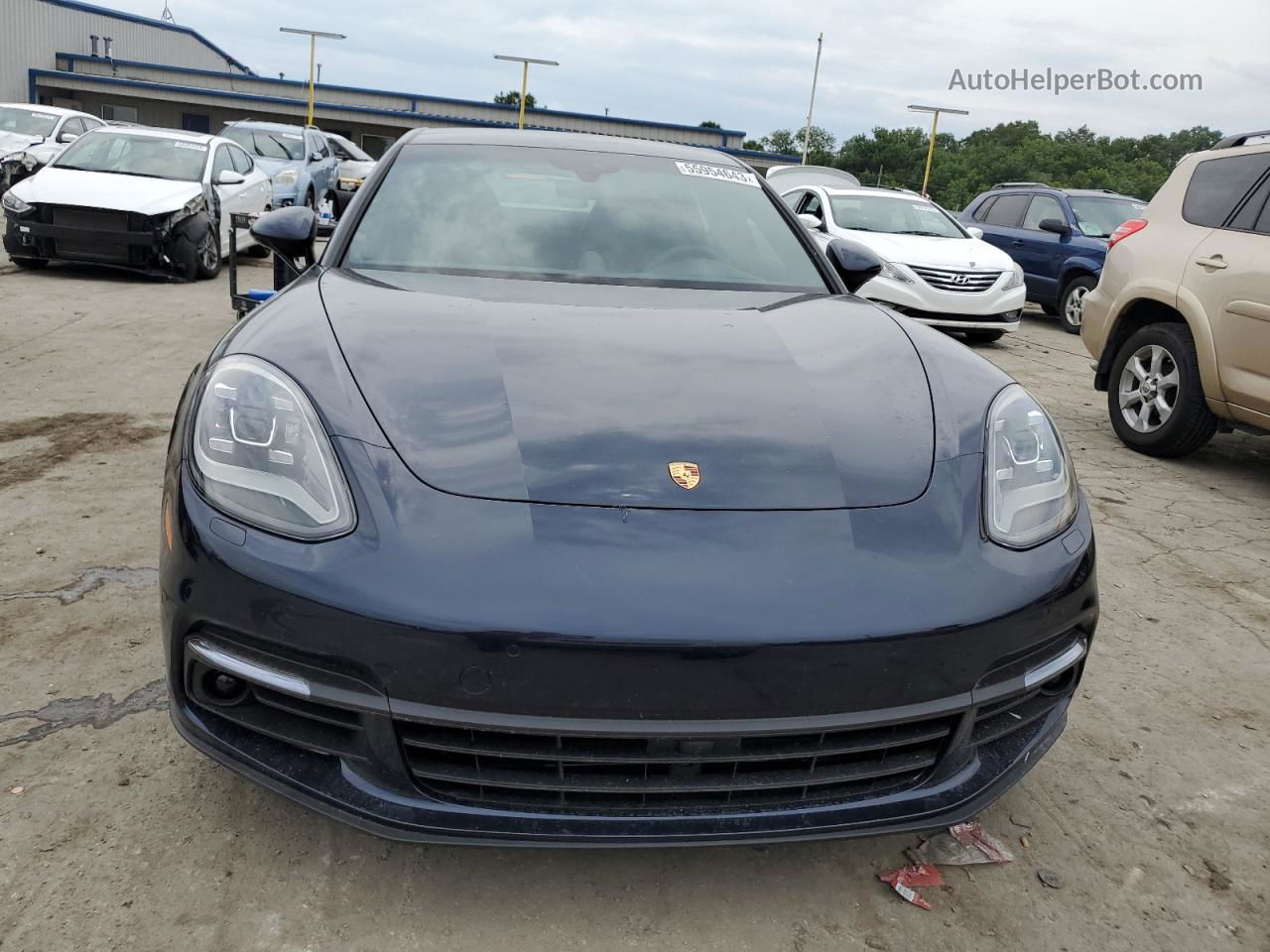 2018 Porsche Panamera 4s Синий vin: WP0AB2A73JL133941