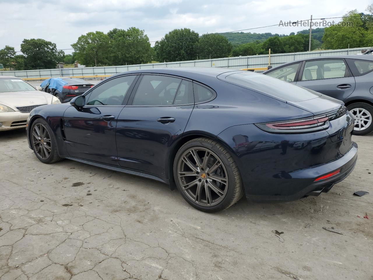 2018 Porsche Panamera 4s Blue vin: WP0AB2A73JL133941