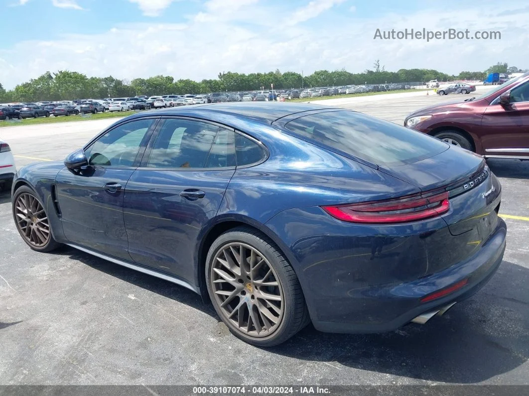 2018 Porsche Panamera 4s Blue vin: WP0AB2A74JL135214