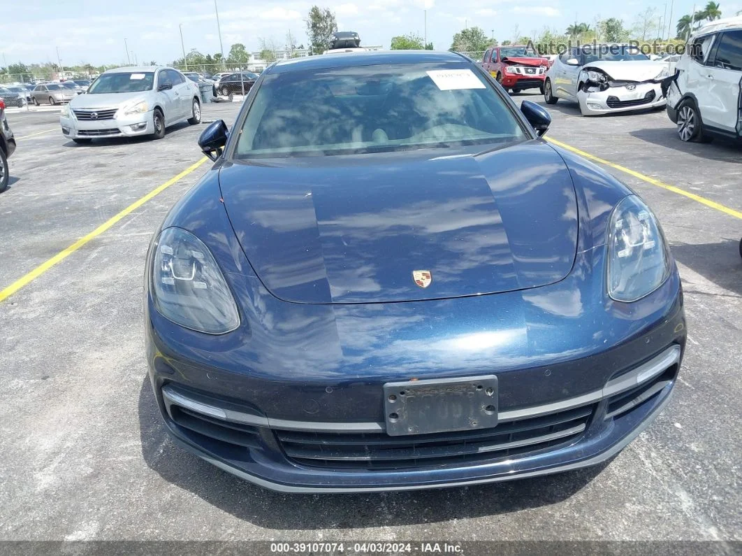 2018 Porsche Panamera 4s Blue vin: WP0AB2A74JL135214