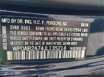 2018 Porsche Panamera 4s Blue vin: WP0AB2A74JL135214