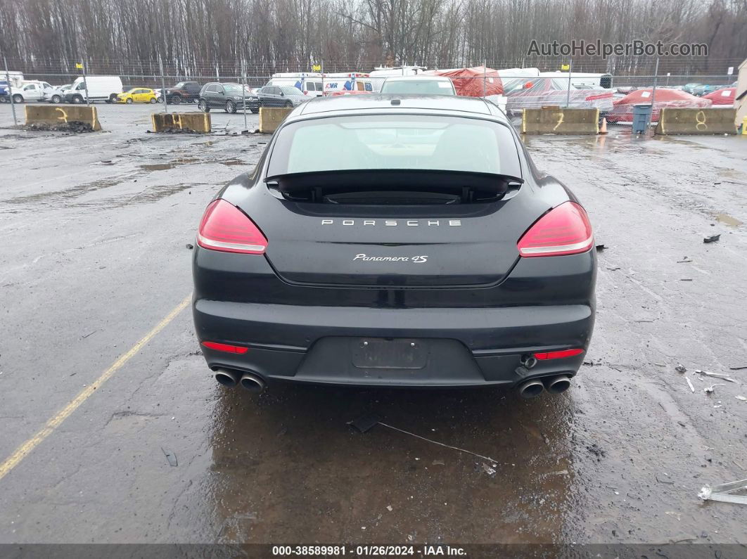 2014 Porsche Panamera 4s Black vin: WP0AB2A75EL056009