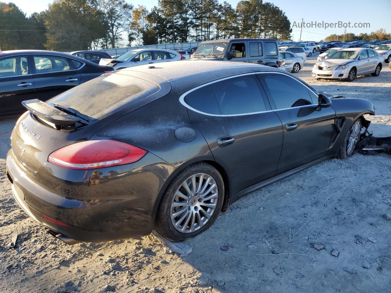 2014 Porsche Panamera S Black vin: WP0AB2A75EL056365