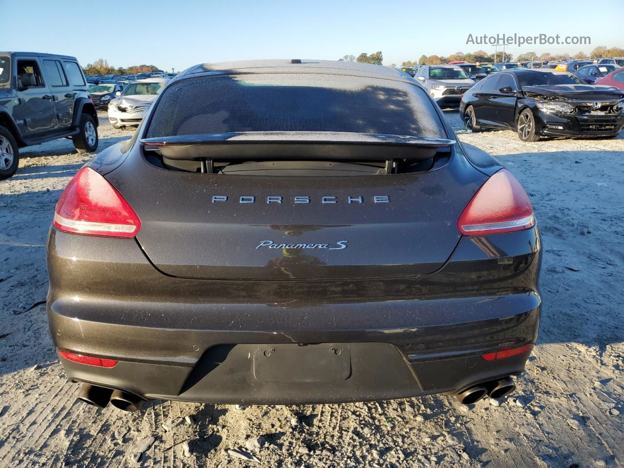 2014 Porsche Panamera S Black vin: WP0AB2A75EL056365