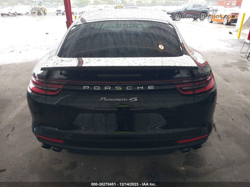 2018 Porsche Panamera 4s Black vin: WP0AB2A75JL135724