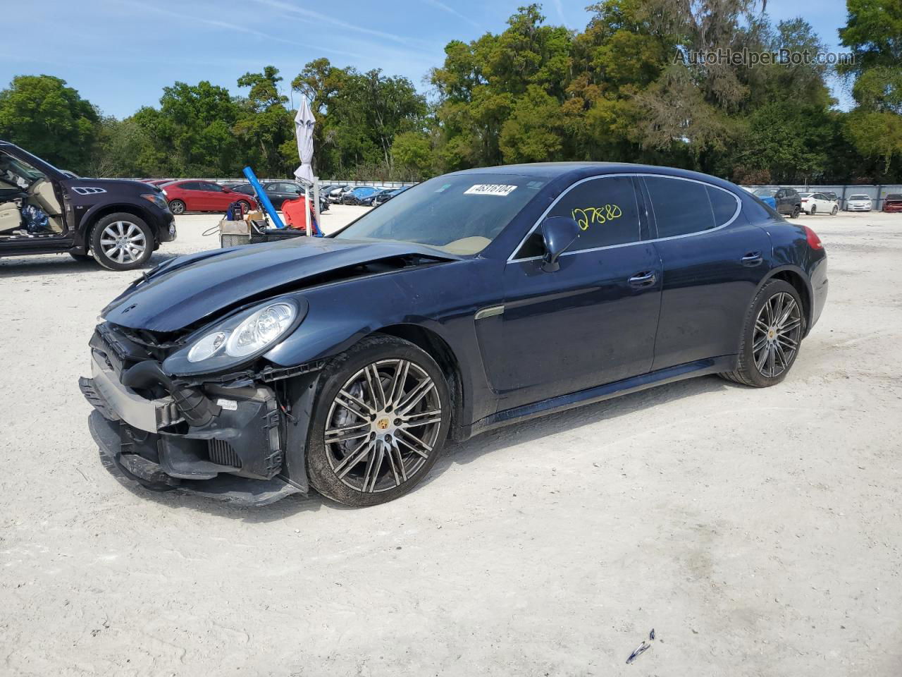 2014 Porsche Panamera S Blue vin: WP0AB2A77EL056447