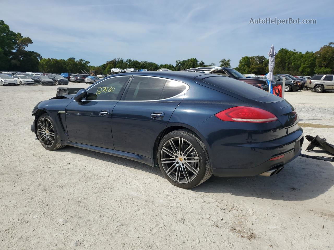 2014 Porsche Panamera S Синий vin: WP0AB2A77EL056447