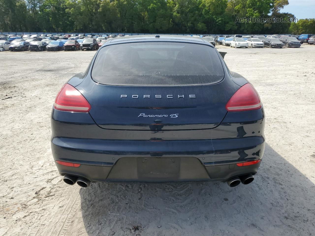 2014 Porsche Panamera S Blue vin: WP0AB2A77EL056447