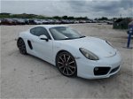 2016 Porsche Cayman S White vin: WP0AB2A81GK185852