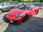 2016 Porsche Cayman S Red vin: WP0AB2A86GK186060