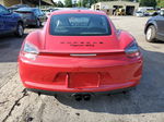 2016 Porsche Cayman S Red vin: WP0AB2A86GK186060