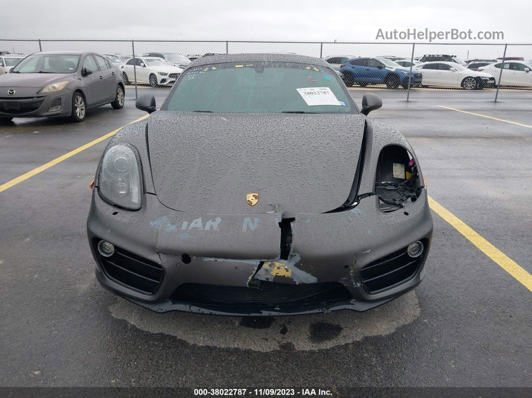 2016 Porsche Cayman Gts/s Серый vin: WP0AB2A88GK185427