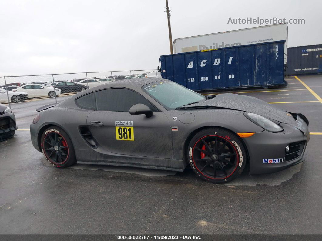 2016 Porsche Cayman Gts/s Gray vin: WP0AB2A88GK185427