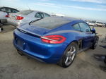 2016 Porsche Cayman S Blue vin: WP0AB2A89GK185470