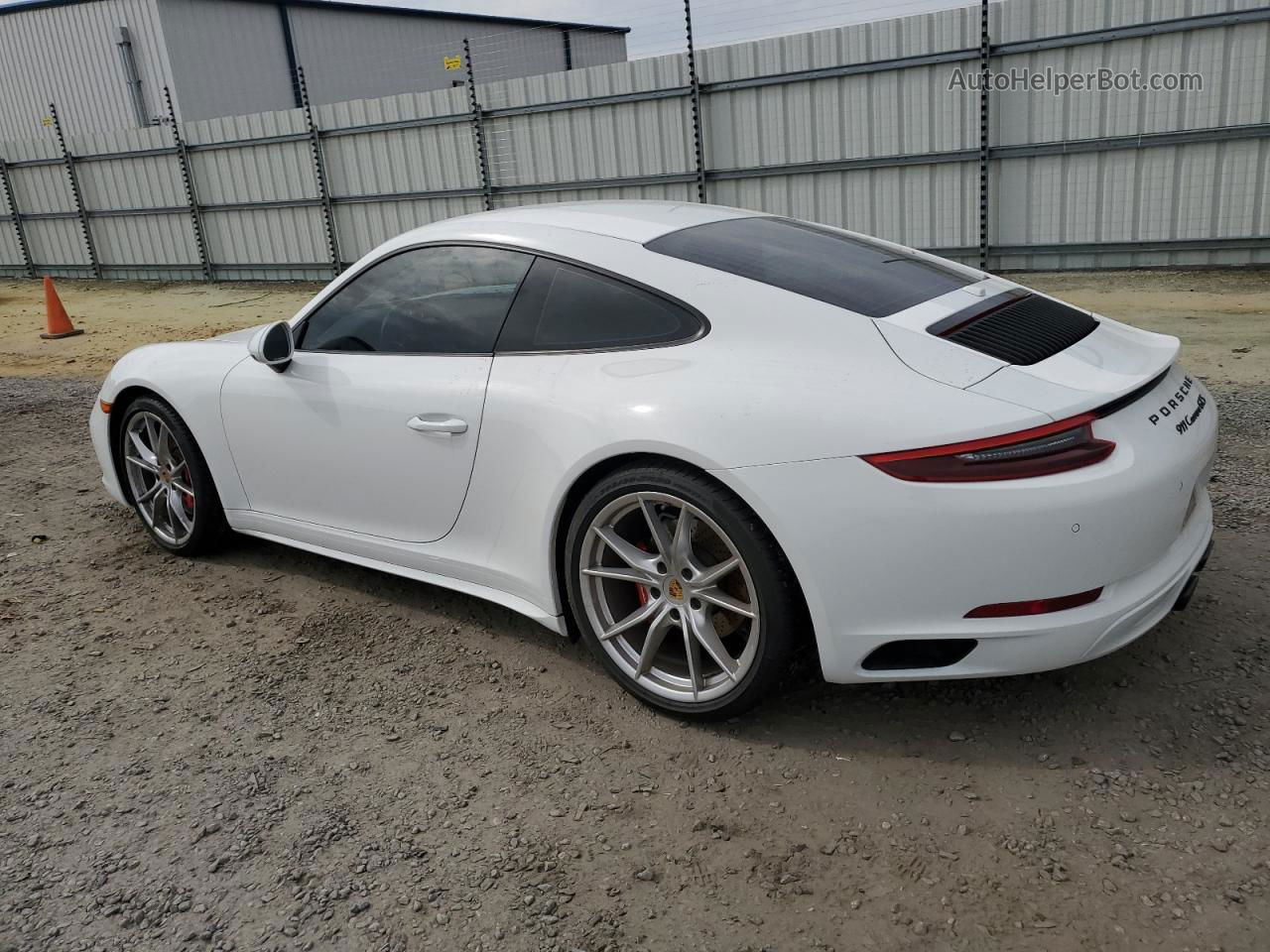 2018 Porsche 911 Carrera S White vin: WP0AB2A96JS122438