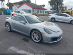 2018 Porsche 911 Carrera S Silver vin: WP0AB2A96JS123556