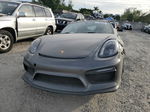 2016 Porsche Cayman Gt4 Gray vin: WP0AC2A82GK197800