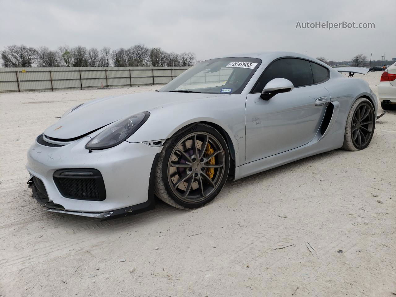 2016 Porsche Cayman Gt4 Белый vin: WP0AC2A84GK197720