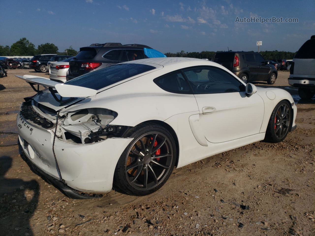 2016 Porsche Cayman Gt4 White vin: WP0AC2A85GK197743