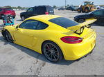 2016 Porsche Cayman Gt4 Yellow vin: WP0AC2A85GK197886