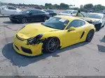 2016 Porsche Cayman Gt4 Желтый vin: WP0AC2A85GK197886