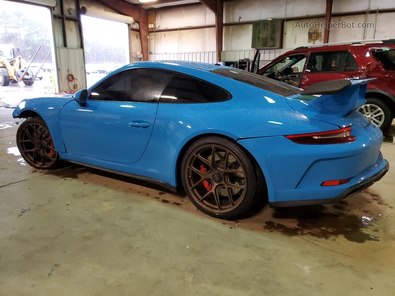 2018 Porsche 911 Gt3 Blue vin: WP0AC2A97JS175243
