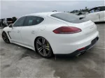 2014 Porsche Panamera S Hybrid White vin: WP0AD2A70EL044747