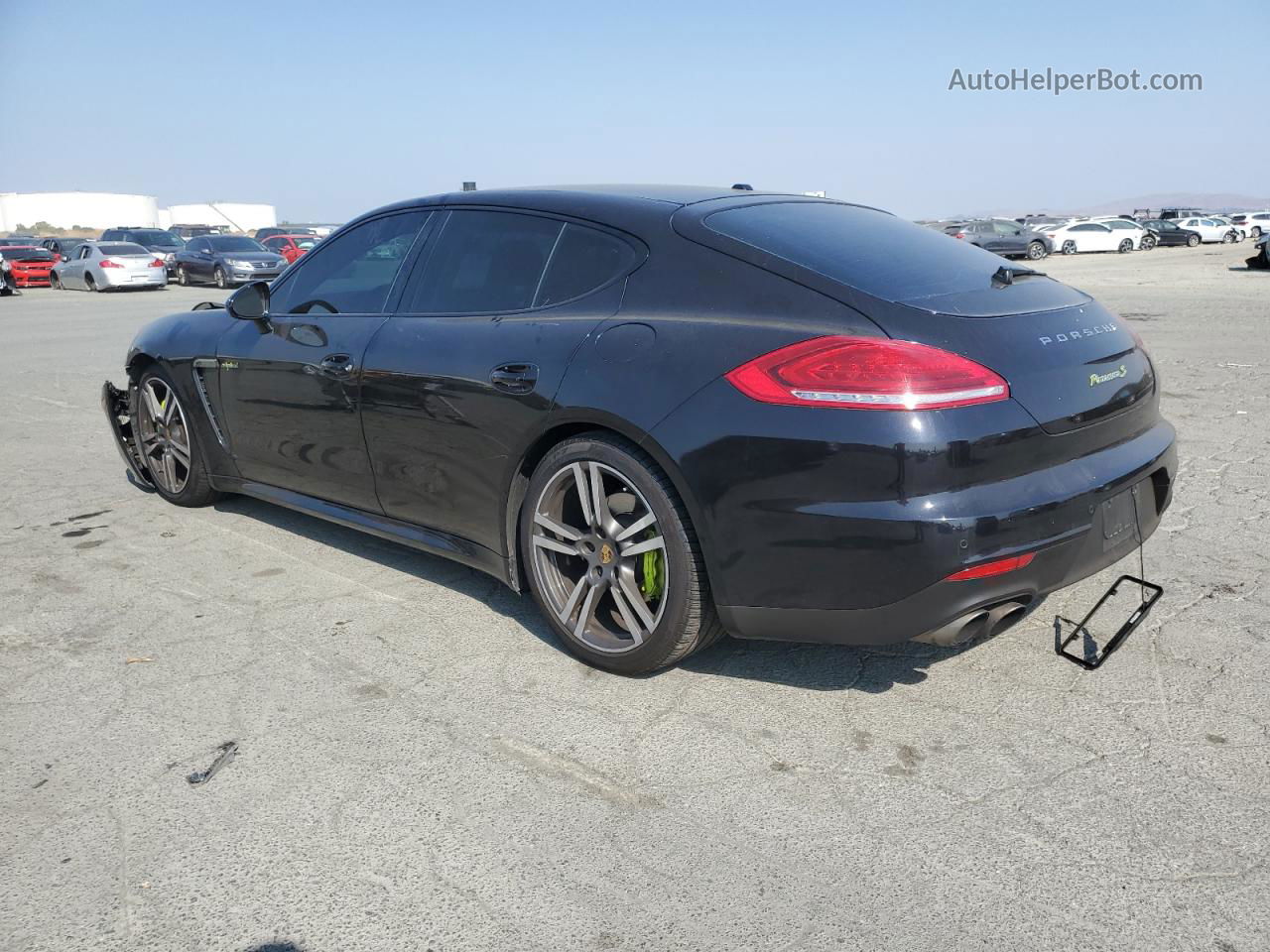 2014 Porsche Panamera S Hybrid Black vin: WP0AD2A71EL044675