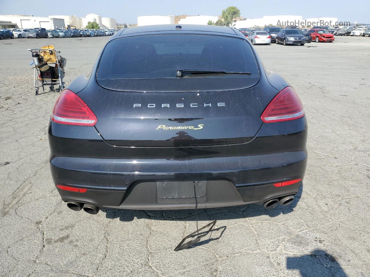 2014 Porsche Panamera S Hybrid Black vin: WP0AD2A71EL044675